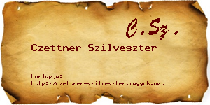 Czettner Szilveszter névjegykártya